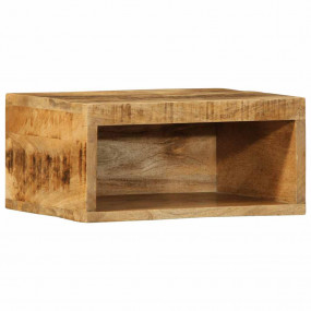 Wall-mounted TV Cabinet Rough mango wood Solid rough ma...