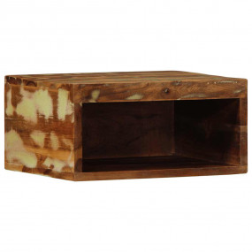 Wall-mounted TV Cabinet Multicolor Solid Reclaimed Wood