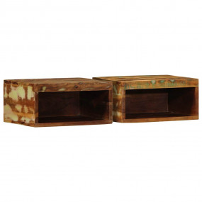 Wall-mounted TV Cabinet Set of 2 Multicolor