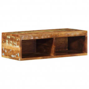 Wall-mounted TV Cabinet Multicolor Solid reclaimed wood...