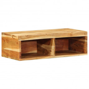 Wall-mounted TV Cabinet Acacia wood finish Solid Acacia...