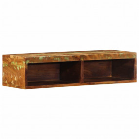 Wall-mounted TV Cabinet Set of 2 Multicolor Solid Recla...