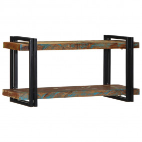Wall Shelf Multicolor Solid reclaimed wood, iron