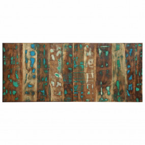 Headboard Multicolored Reclaimed wood