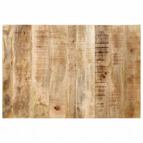 Headboard Brown Solid rough mango wood Full Industrial