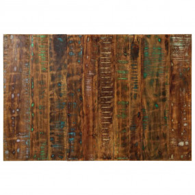 Headboard Multicolored Solid reclaimed wood 47.2 in Hea...