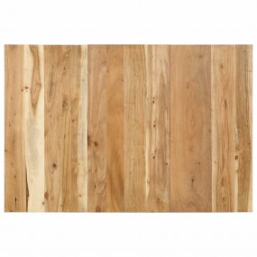 Headboard Natural Acacia Solid Acacia wood 120 in Doubl...