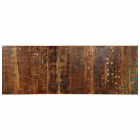 Headboard Multicolor Solid reclaimed wood Double Wall m...