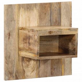 Bedside Cabinet Set of 2 Natural Solid rough mango wood...