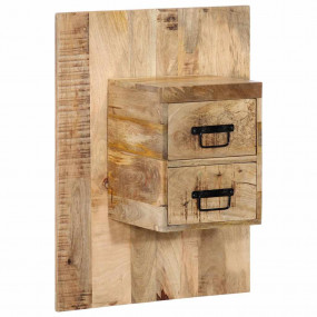 Bedside Cabinet Natural mango wood color