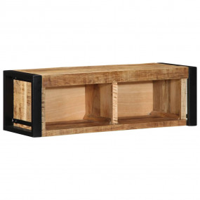 TV Cabinet Natural wood Solid rough mango wood Compact ...