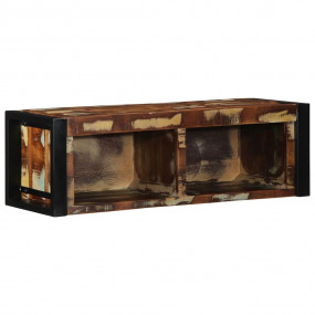 TV Cabinet Multicolor Reclaimed Solid Wood Compact TV C...