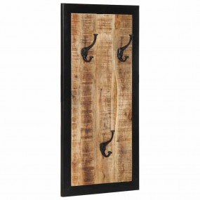 Coat Rack Natural mango wood, black Solid mango wood, i...
