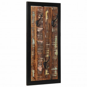 Coat Rack Multicolor Solid reclaimed wood Medium Coat R...