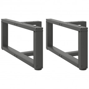 Coffee Table Leg Anthracite Powder-coated steel Medium