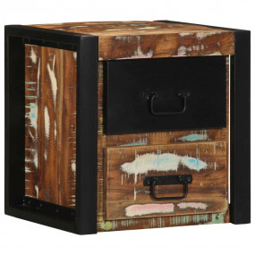 Bedside Cabinet Multicolor Solid reclaimed wood Small