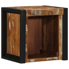 Bedside Cabinet Multicolored Solid reclaimed wood Small