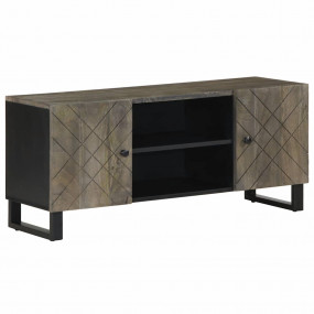 TV Cabinet Black with grey finish