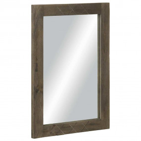 Bathroom Mirror Grey Solid mango wood Medium Durable