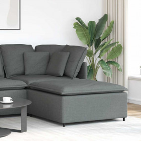 Modular Sofa Dark Grey Fabric (100% Polyester) 39.4x39....