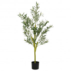 Artificial Olive Tree Green Axlewood trunk, Fiber leave...