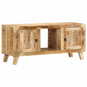 TV Cabinet Rough Mango Wood Solid rough mango wood