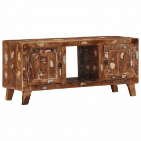 TV Cabinet Reclaimed Wood Color Solid reclaimed wood Me...