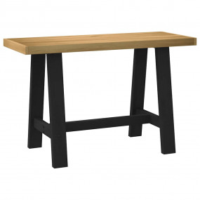 Desk Natural Solid pine wood Medium Durable Desk Rectan...