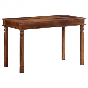 Dining Table Honey-colored Solid acacia wood Medium Dur...