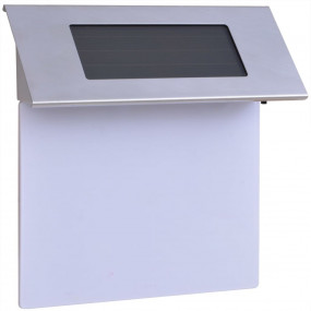 House Number Light Silver and White Stainless Steel Sta...