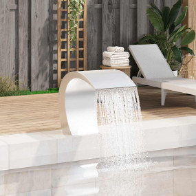Pool Fountain Silver Stainless steel (SS 304) Medium Du...