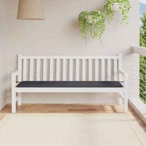 Garden Bench Cushion Anthracite Oxford fabric (100% pol...