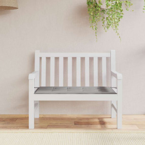Garden Bench Cushion Gray Oxford fabric, Foam fiber 47....