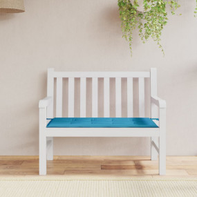 Garden Bench Cushion Blue Oxford fabric (100% polyester...