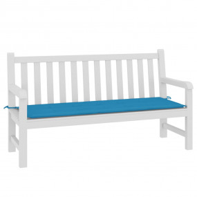 Garden Bench Cushion Blue Oxford fabric, Foam fiber