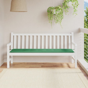 Garden Bench Cushion Green Oxford fabric (100% polyeste...