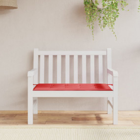 Garden Bench Cushion Red Oxford Fabric Standard Waterpr...