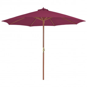 Garden Parasol Bordeaux Red
