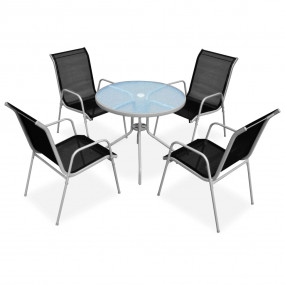 Garden Furniture Set Grey