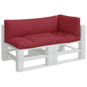 Pallet Cushion Set of 3 Red 100% polyester Regular