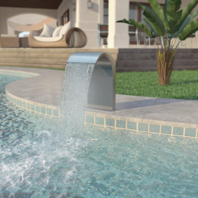 Pool Fountain Silver Stainless steel (SS 304) Medium Du...
