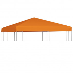 Gazebo Top Cover Orange Polyester with PVC coating 10x1...