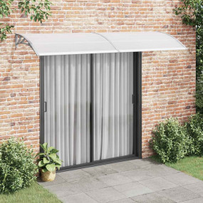 Door Canopy Grey and Clear