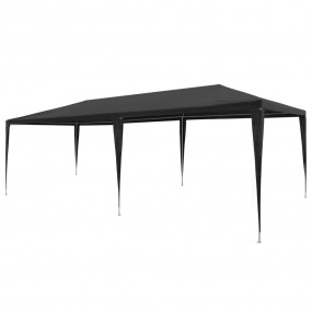 Party Tent Anthracite Polyethylene 10x20 ft Collapsible