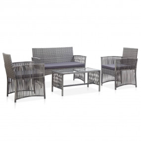 Garden Lounge Set Anthracite