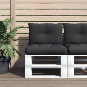 Pallet Cushion Black Polyester, Hollow fiber Small