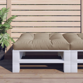 Pallet Cushion Taupe 100% polyester 31.5" x 31.5" x 4.7