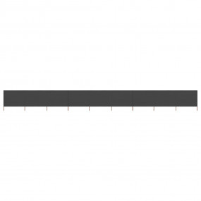 Wind Screen Anthracite Non-woven fabric, wood Extra Lar...