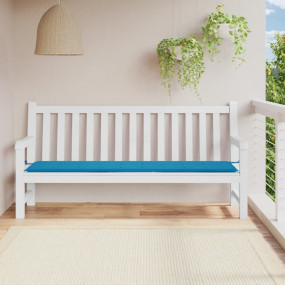 Garden Bench Cushion Blue Oxford fabric (100% polyester...
