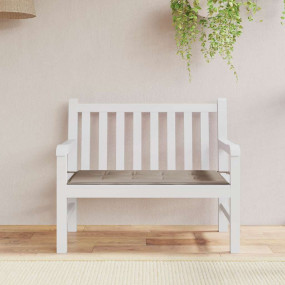 Garden Bench Cushion Taupe Oxford fabric 39.4 x 19.7 x ...